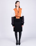 RRP €1315 VALENTINO Wool Blend Straight Skirt IT 44 / L Silk Lined Made in Italy gallery photo number 2