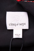 RRP €445 CINQ A SEPT Silk Empire Line Dress Size US 0 / XXS-XS Vermillion Ruffle gallery photo number 5