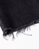 TOPSHOP Denim Mini Skirt Size UK 14 Frayed Hem gallery photo number 7