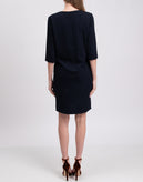 RRP€200 EUROPEAN CULTURE Sheath Dress Size S Split V Neck Made in Italy gallery photo number 6