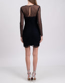 RRP€290 ANNARITA N Tulle Bodycon Dress Size IT 42 V-Neck Made in Italy gallery photo number 6