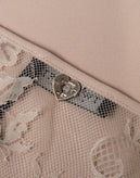 TWIN SET SIMONA BARBIERI Cady Shift Dress Size S Floral Lace 3/4 Sleeve gallery photo number 8