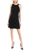 RRP €240 HALSTON HERITAGE Sheath Dress Size US 8 M-L Zipped Back Round Neck gallery photo number 1