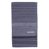RRP €360 MISSONI Wool & Silk Long Stole Scarf Striped Embroidered Made in Italy gallery photo number 1