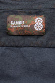 RRP€120 8 Flannel Shirt Size L Camouflage Round Hem Regular Collar Made in Italy gallery photo number 5