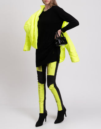 RRP€275 ENZA COSTA Cashmere & Wool Longline Jumper Size XS HANDMADE Destroyed gallery photo number 2