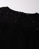 RRP €595 GOAT Wool Sheath Dress Size UK 10 / M Lace Insert Bell Sleeve Boat Neck gallery photo number 7