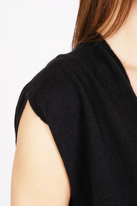 8 Cashmere & Merino Wool Cardigan Size S Thin Knit Cap Sleeve Made in Italy gallery photo number 5