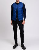8 Gilet Size S Stitched Round Hem Popper Front Lightly Padded gallery photo number 1