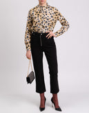RRP €245 CINQ A SEPT Trousers Size US 8 Zip Fly Cropped gallery photo number 3