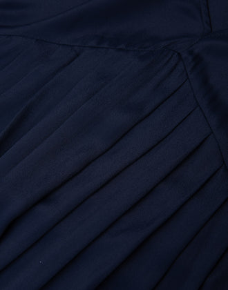 RRP€200 ATOS LOMBARDINI Tunic Dress Size IT 40 Silk Blend Pleated Made in Italy gallery photo number 8