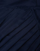 ATOS LOMBARDINI Tunic Dress Size IT 42 Silk Blend Pleated Made in Italy gallery photo number 8