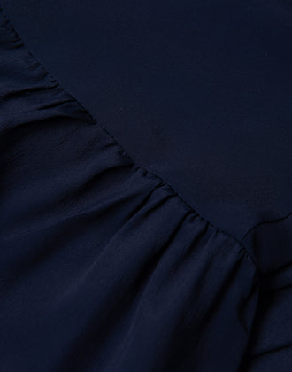 ATOS LOMBARDINI Tunic Dress Size IT 42 Silk Blend Pleated Made in Italy gallery photo number 9