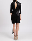 ANNARITA N Asymmetric Hem Dress US8 IT44 M RRP$260 Shiny Wrap Front gallery photo number 4