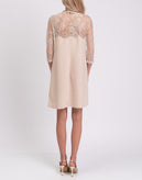 TWIN SET SIMONA BARBIERI Cady Shift Dress Size XS Floral Lace 3/4 Sleeve gallery photo number 6