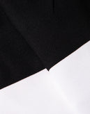 8 A-Line Dress Size IT 40 / S Inverted Pleat Two Tone Scoop Neck Made in Italy gallery photo number 8