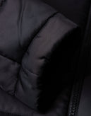 RRP€210 8 Quilted Coat Size M Padded Black Full Zip Funnel Neck Made in Italy gallery photo number 9