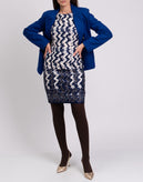 KISUA AFRICA for 8 Sheath Dress Size IT 40 Patterned Partly Lined Sleeveless gallery photo number 2