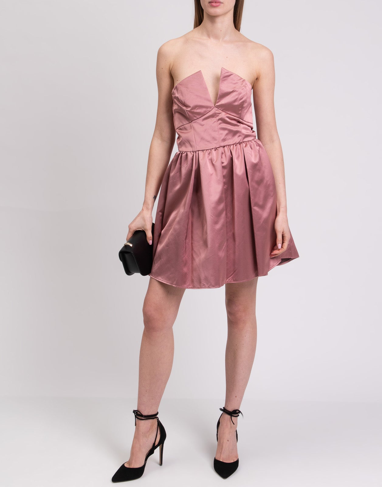 RRP €210 CARLA G. Cocktail Dress Size 44 Shinny Made in Italy gallery main photo