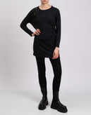 RRP €275 ENZA COSTA Cashmere & Wool Longline Jumper Size XS HANDMADE Destroyed gallery photo number 1