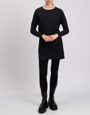 RRP €275 ENZA COSTA Cashmere & Wool Longline Jumper Size XS HANDMADE Destroyed gallery photo number 1