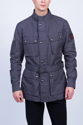 BELSTAFF AC TRIALMASTER Military Jacket US-UK 40 IT50 L RRP€495 Waxed Belted gallery photo number 3