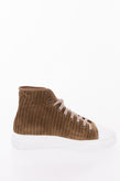 RRP €130 8 Corduroy & Leather Sneakers EU 40 UK 6 US 7 Made in Italy gallery photo number 3