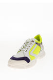 RRP €290 MANILA GRACE Leather & Mesh Sneakers EU 38 UK 4.5-5 US 5.5-6 Thick Sole gallery photo number 2
