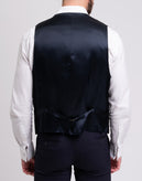 HACKETT Wool Waistcoat Size 40R / 50R / M Fully Lined Satin Back RRP €150 gallery photo number 6