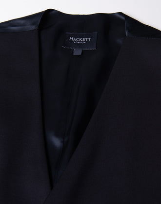 HACKETT Wool Waistcoat Size 40R / 50R / M Fully Lined Satin Back RRP €150 gallery photo number 8