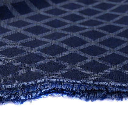 MISSONI Wool Shawl / Wrap Around Scarf Geometric Frayed Edges Long RRP €360 gallery photo number 4