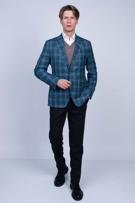 RRP€650 HACKETT Silk Wool Linen Blazer Jacket Size 38R 48R S Loro Piana Fabric gallery photo number 1