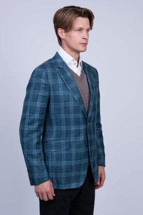 RRP€650 HACKETT Silk Wool Linen Blazer Jacket Size 38R 48R S Loro Piana Fabric gallery photo number 4