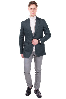 RRP €575 HACKETT Cashmere & Wool Blazer Jacket Size 38R 48R S Textured Birdseye gallery photo number 3