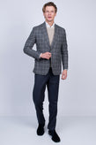 RRP €675 HACKETT Wool Blazer Jacket Size 42R / 52R / L Fox Brothers Windowpane gallery photo number 1
