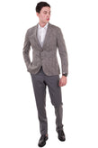 RRP €550 HACKETT Knitted Blazer Jacket Size 38R / 48R / S Wool Blend Glen Check gallery photo number 2