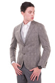 RRP €550 HACKETT Knitted Blazer Jacket Size 38R / 48R / S Wool Blend Glen Check gallery photo number 4