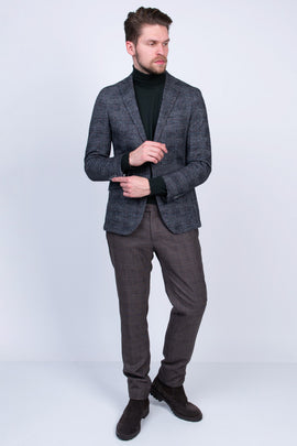 RRP €525 HACKETT Knitted Blazer Jacket Size 38R / 48R / S Alpaca & Wool Blend