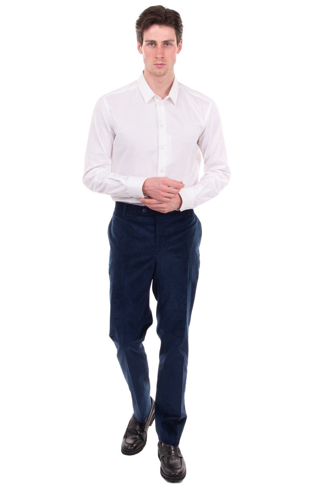 RRP €165 HACKETT Corduroy Chino Trousers Size 38 - 54 - XL Stretch Garment Dye gallery main photo