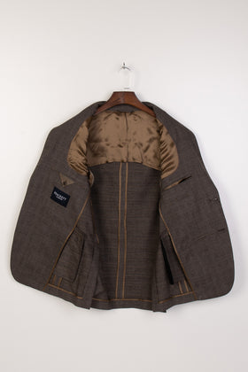 RRP €450 HACKETT Blazer Jacket Size 38L / 48L / S Wool Blend Glen Notch Lapel gallery photo number 5