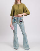 RRP €415 ALBERTA FERRETTI Wool Cardigan Size IT 42 / M Cropped Made in Italy gallery photo number 3