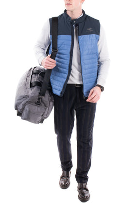 RRP €240 ASTON MARTIN RACING By HACKETT Gilet Size M Insulated Water-Resistant gallery photo number 1