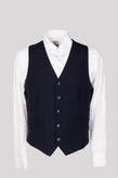 RRP €185 HACKETT Wool Waistcoat Size 38R / 48R / S Fully Lined Tartan Cinch Back gallery photo number 1