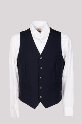 RRP €185 HACKETT Wool Waistcoat Size 38R / 48R / S Fully Lined Tartan Cinch Back