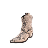 RRP €150 STEVE MADDEN Cowboy Boots EU 36 UK 3 US 6 Snakeskin Pattern gallery photo number 2