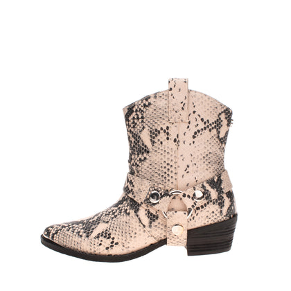 RRP €150 STEVE MADDEN Cowboy Boots EU 39 UK 6 US 8.5 Snakeskin Pattern gallery photo number 4