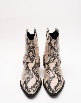 RRP €150 STEVE MADDEN Cowboy Boots EU 39 UK 6 US 8.5 Snakeskin Pattern