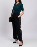 RRP €140 NV3 Pleated Trousers W30 Wool Blend Colour Block Made in Italy gallery photo number 3