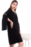 RRP €200 MANILA GRACE Shift Dress Size IT 42 Rhinestones Made in Italy gallery photo number 3
