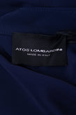 ATOS LOMBARDINI Tunic Dress Size IT 42 Silk Blend Pleated Made in Italy gallery photo number 4